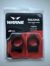 warne maxima scope rings 30mm Med