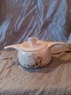 Red Wing Bob White Quail Round Covered Casserole Lid Crack On Handle