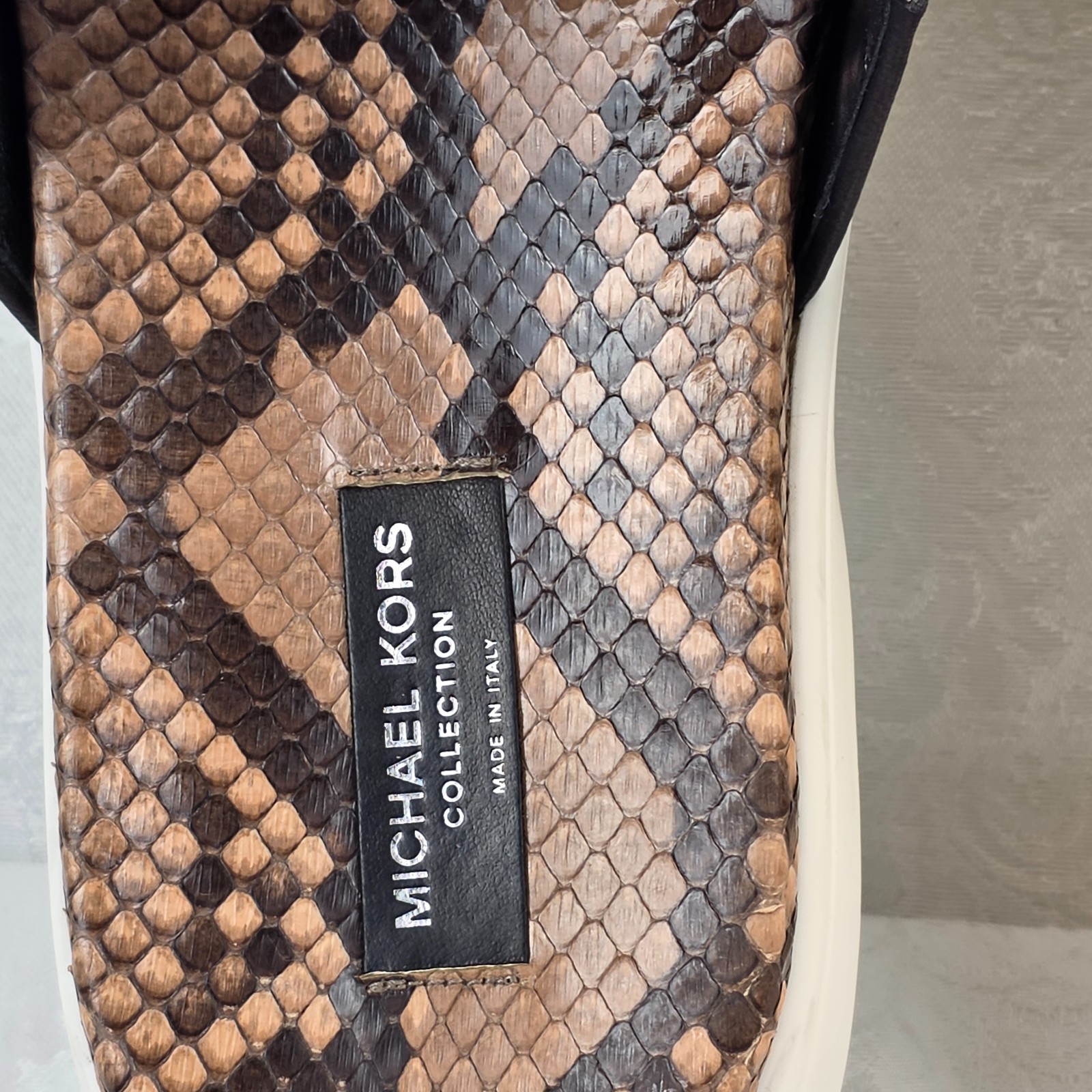 Michael Kors Genuine Python Slide Sandals Size 36… - image 3