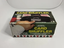 Vintage 1987 Jobar Automatic Card Shuffler Tested Works 1-2 Decks With Box