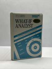 What-If Analyst   For 1-2-3 Release 3 2.2 2.01 Symphony   Frontline Systems