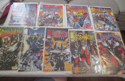 Stormwatch Image Comics 9 Comic Book run Stormwatch Issues 0 1 2 3 4 5 6 7 8