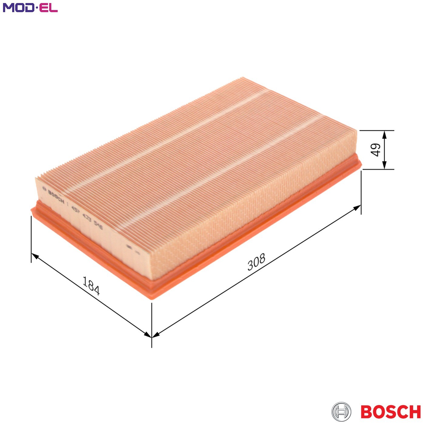Air Filter fits JAGUAR XJ X308 4.0 97 to 03 Bosch NJA3558AA 3W839601AA Quality - Image 29