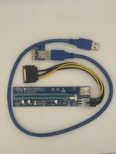PCI-E 1x to 16x Powered USB3.0 GPU Riser Extender Adapter Card