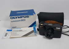 Olympus Superzoom 800s Point Shoot 35mm Camera With Manual/Case - FOR PARTS