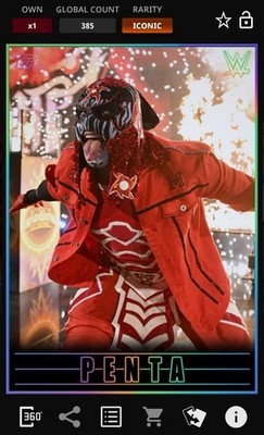 Penta - Rainbow Base Iconic - Topps Slam Glow 25 Digital