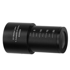 2X Multiplier Eyepiece Lens 23.2mm Aluminum Alloy Body Microscope Objective Lens