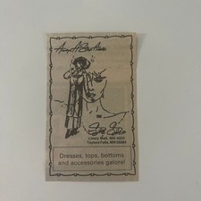 The She Shop Dresses Tops Bottoms Taylors Falls MN 1983 Dalles Clipping SAH9-M5