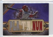 2024 Topps Triple Threads Relics Amethyst 1/27 Nolan Arenado #TTR-NA3 12se