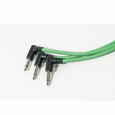 Befaco 3,3 mm TS rechtwinkliger Mini-Klinkenstecker Patchkabel (2,0 m, 3er Pack)