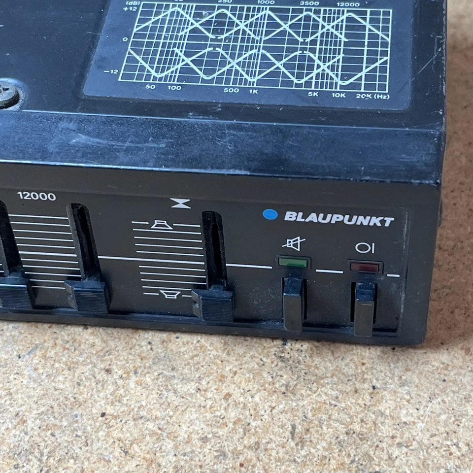 Ecualizador gráfico Blaupunkt BE-55 1984-1986 Porsche 911 944 SIN PROBAR Foto 3 de 4