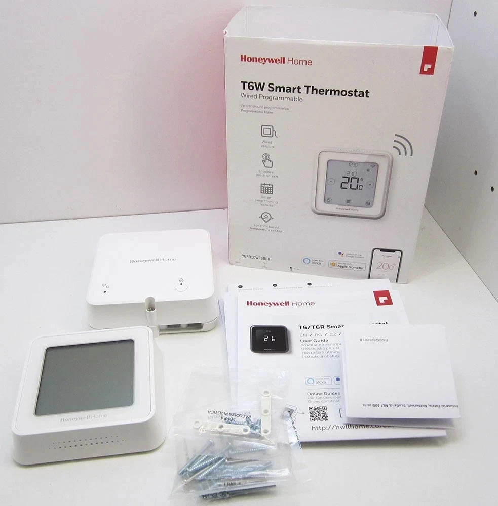 Honeywell Home T6 T6W Smart WIRED Programmable Thermostat WiFi App-Enabled