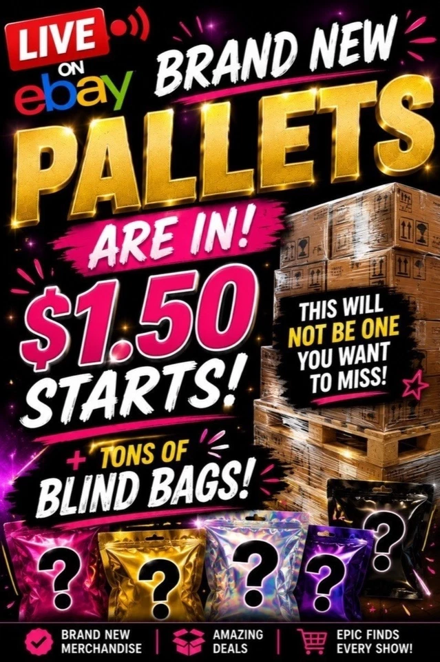 $1.50 starts + MEGA BLIND BAG DEALS AND SURPRISES!