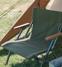 FES-187 Snow Peak Low Chair Short  Dark Green...