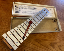 Xylophone jouet ancien métallophone Van de Velde made in Germany 1960