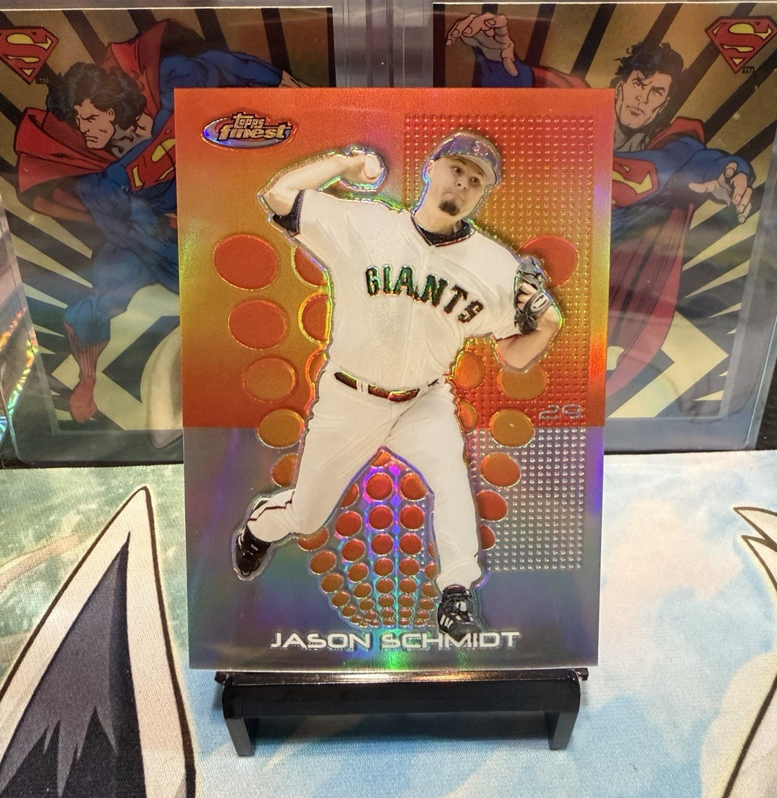 2004 Jason Schmidt Topps Finest Refractor Card #54 Giants 41A