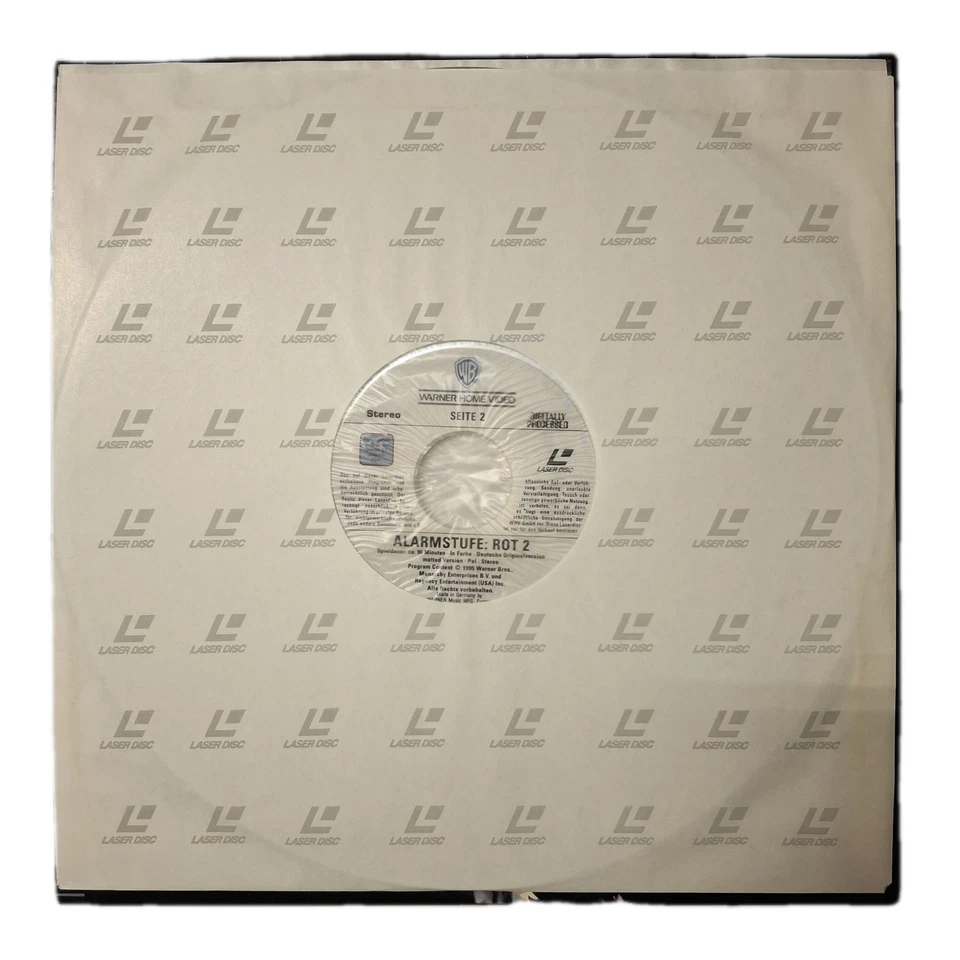 Laserdisc – Steven SEAGAL - ALARMSTUFE ROT 2 – Actionfilm – sehr guter Zustand - Bild 4 von 4
