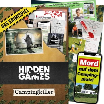 Hidden Games Tatort - Camping Killer - German - Realistic Crime Game, Exciting D