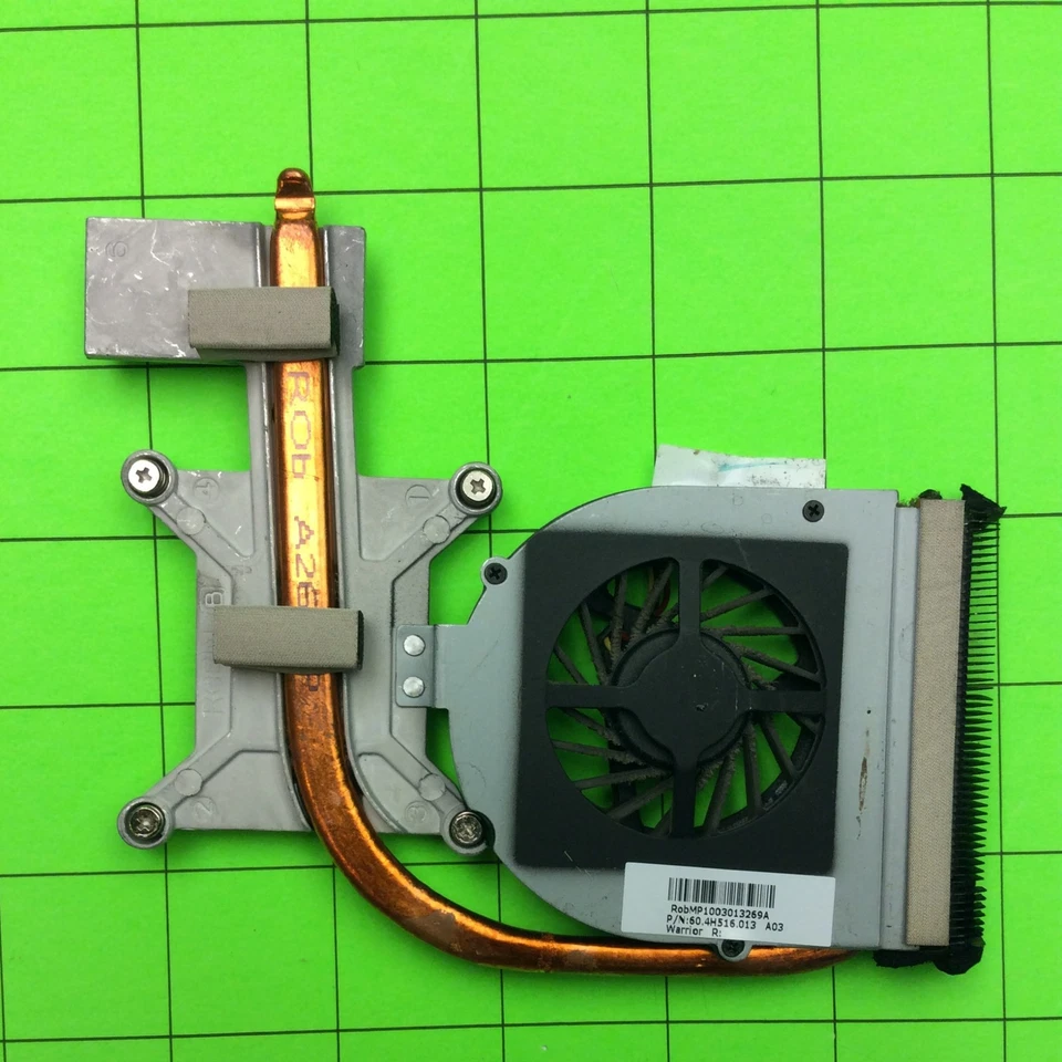 Compaq CQ60-615DX Laptop Computer Fan with Heat Sink 489126-001 KSB05105HA - Image 3 of 4