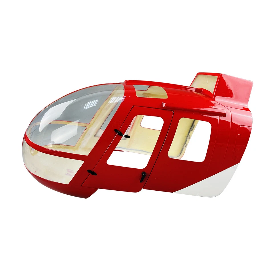 Roban 600 Größe BO105 Rumpf Ersatz RC Hubschrauber Karosserie Ersatzteile Modell - Bild 2 von 4