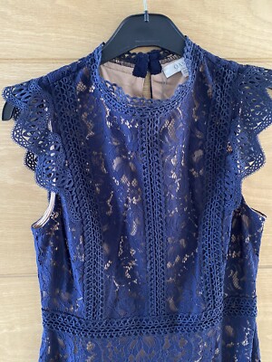 Ladies Oasis Lace Skater Dress. Navy Lace, Beige Underlay. Size 10 Long. NEW | eBay UK Ladies Oasis Lace Skater Dress. Navy Lace, Beige Underlay. Size 10 Long. NEW | eBay UK