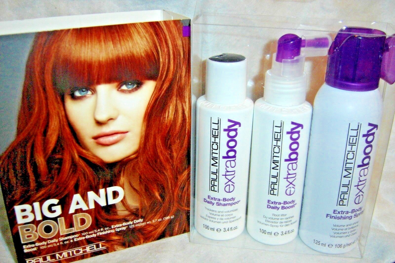 BIG & BOLD Extra Body Shampoo+Boost+Finishing Spray Paul Mitchell SET OF 3