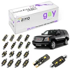 13 Bulbs Xenon White LED Interior Light Kit For GMC Yukon XL GMT900 2007-2014