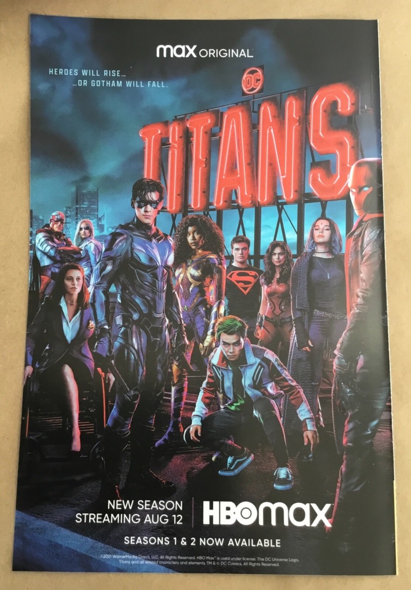 Titans 2021 print ad promo art DC comics Universe HBO Max TV series  Nightwing