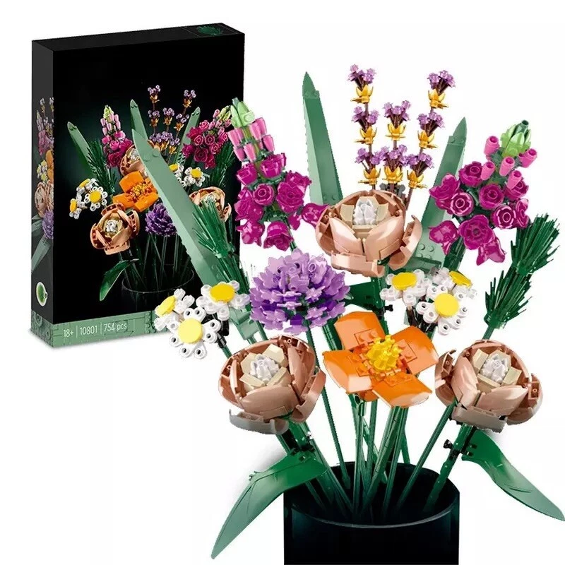 LEGO CREATOR BOUQUET DI FIORI 10280 Include 15 steli e un mix di f