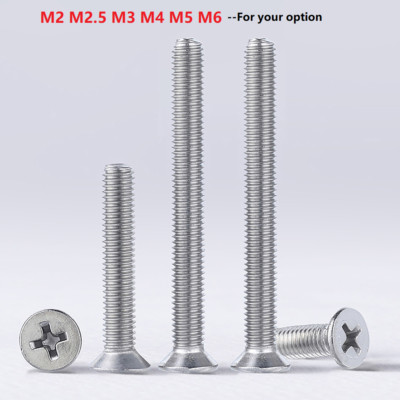 M4 M5 316 STAINLESS STEEL PHILLIPS SCREWS COUNTERSUNK FLAT HEAD BOLTS