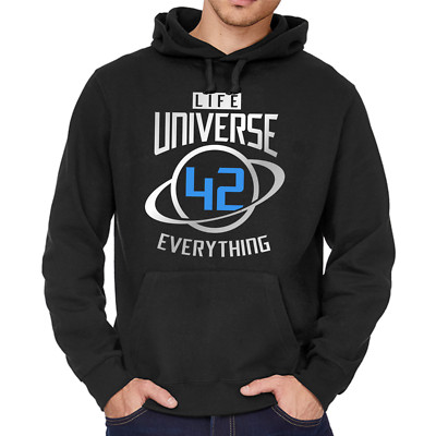 42 Answer Life Universe Everything Hitchhiker Galaxy Spaß Kapuzenpullover Hoodie