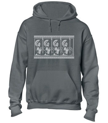 PHALANX SPARTAN HOODY HOODIE COOL GREEK WARRIOR DESIGN ROMAN SOLDAT TOP