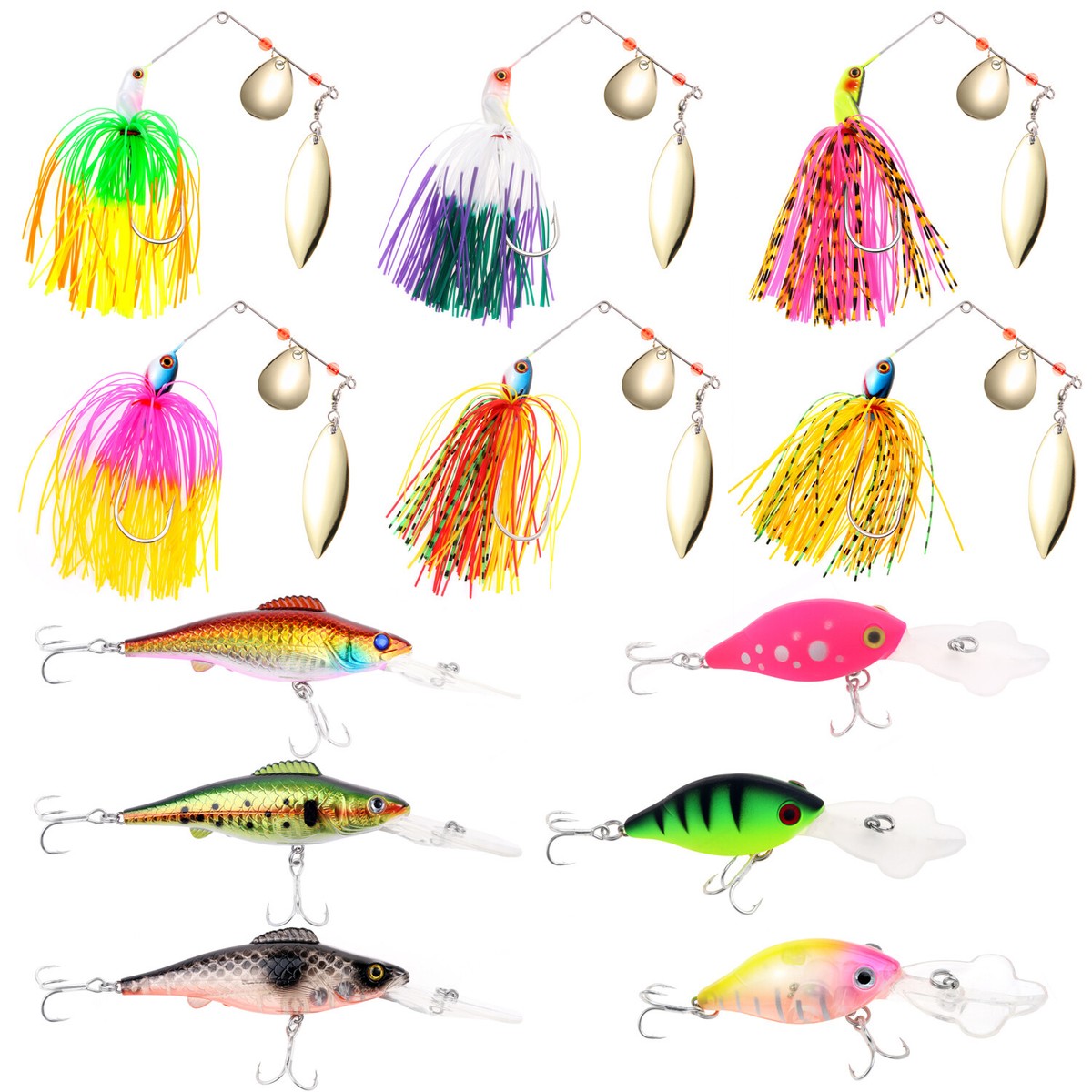 buckshot fishing lure Northland Tackle Tungsten Buck-Shot Rattle Spoon - 1/4 oz The Whopper Plopper: How PP_TROLLING Football Jig and Soft Plastic Color Option:Envy fall jigging style and