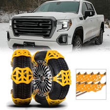 10x Wheel Tire Chains Snow Mud Anti-skid Emergency For Gmc Sierra 1500 2500 3500