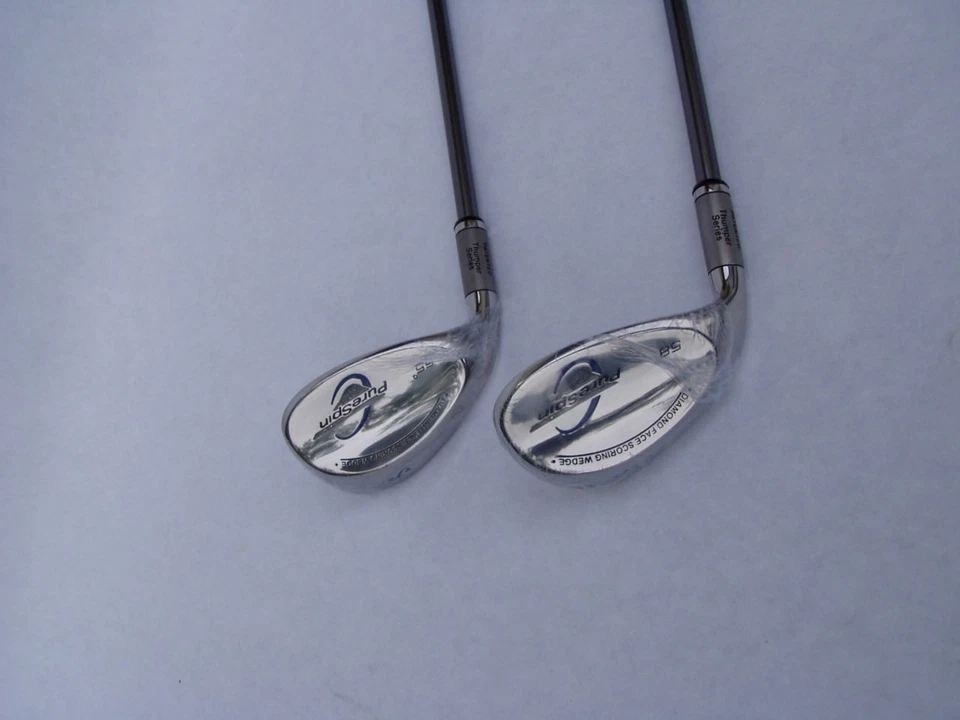 New PureSpin Diamond Face Sand Wedges 55* & 58* (2 clubs) LH Graphite S Flex - Image 3 of 4
