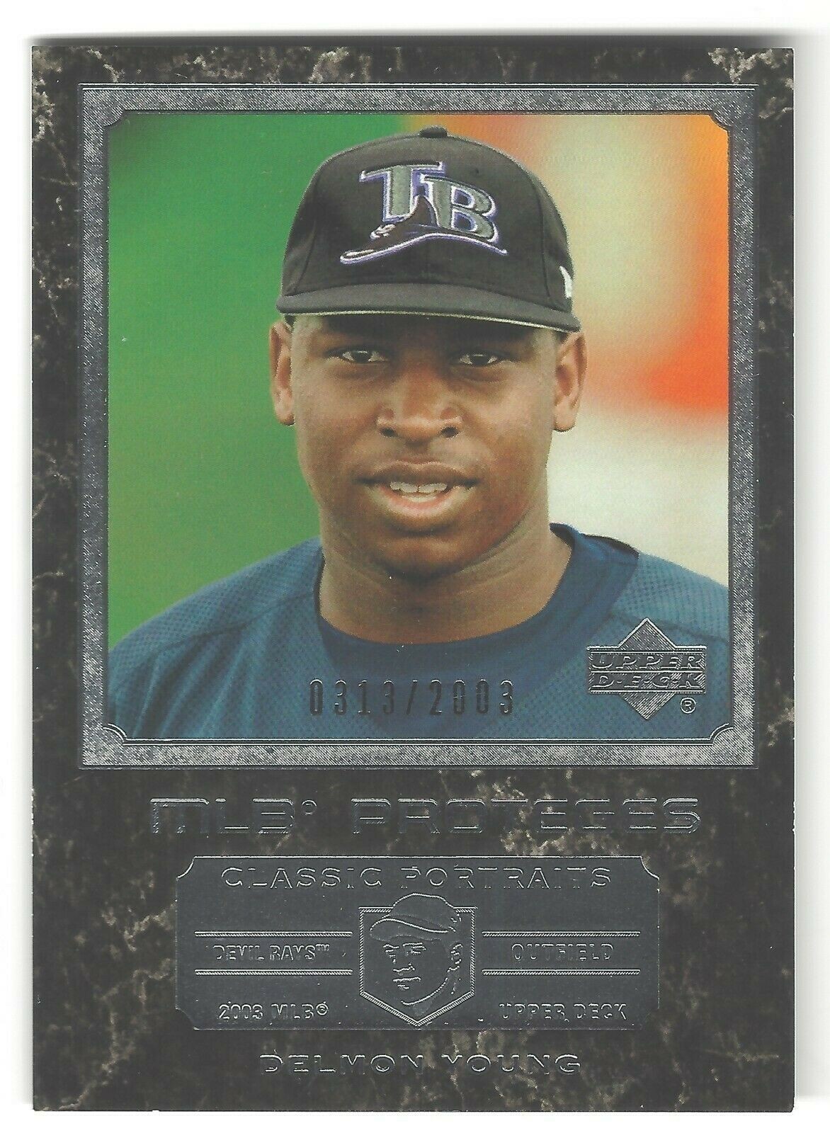 Delmon Young 2003 Upper Deck Classic Portraits MP RC 0313/2003 Card