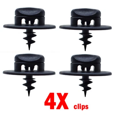 4x OE für VW Audi Fussmatten Befestigung Clips Halter OVAL DREHKNEBEL System DE - Bild 1 von 4