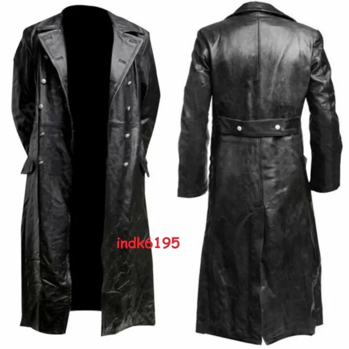 【サト】Germany Longcoat Vintage German Leather Jacket for sale - eBay