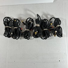 1x OEM Microsoft Original Xbox Standard AV Composite Cable Audio Video X08-47696