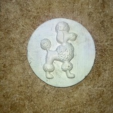 VTG MILLER STUDIOS MCM POODLE DOG CHALKWARE W...