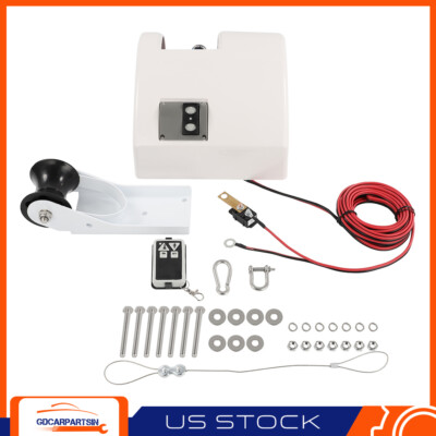 Boat Electric Anchor Winch 25 LBS With Remote Wireless Control Marine Saltwater