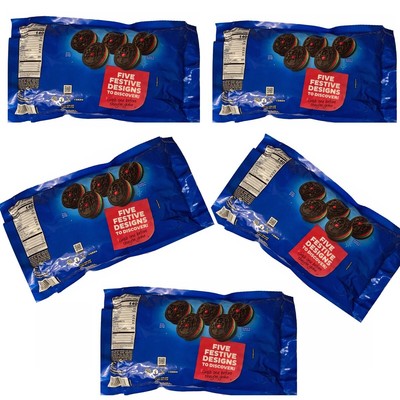 Oreo Festive Colored Creme Limited Edition LOT of 5