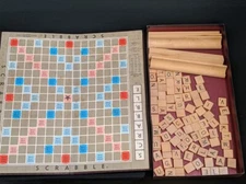 VINTAGE 1953 SCRABBLE  Board Game SELCHOW & RIGHTER