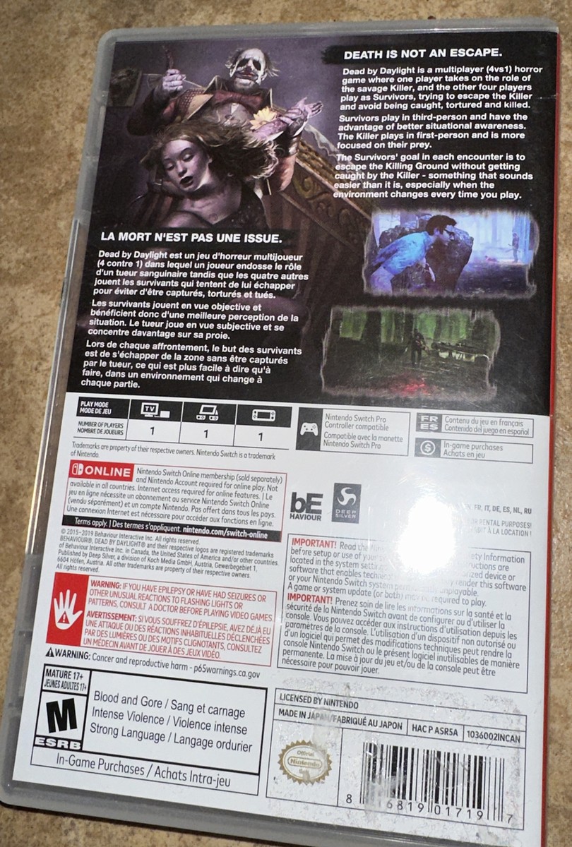 Dead by Daylight: Definitive Edition - Nintendo Switch