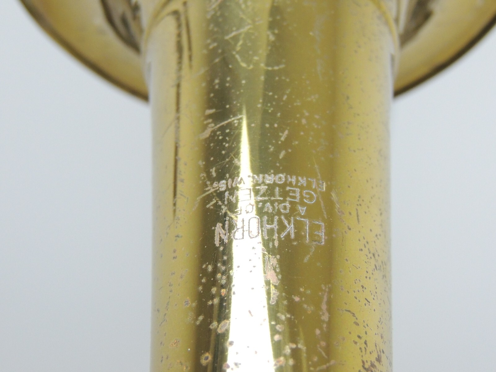 Getzen Bb TROMBONE 1959🎵 ELKHORN for Parts or Repair SN 110084 eBay