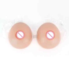 Realistic Silicone Breast Forms Crossdresser Teardrop Full Shape Fake Boobs