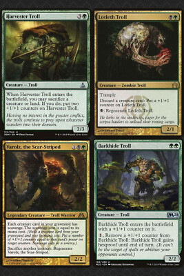 mtg troll commander deck Grismold, the Dreadsower TROLLS Commander Deck Magic MTG Ready-to-Play  Golgari