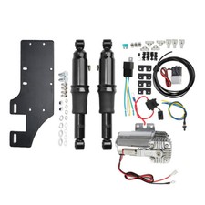 Rear Air Ride Suspension Kit Fit For Harley Road King Electra Street Glide 94-25