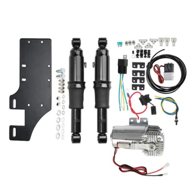 Rear Air Ride Suspension Kit Fit For Harley Road King Electra Street Glide 94-25 - Bild 1 von 4