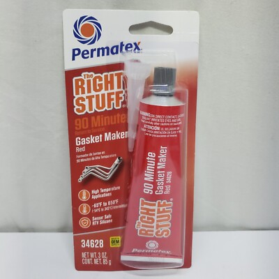 Permatex The Right Stuff RED Gasket Maker HIGH TEMPERATURE #34628